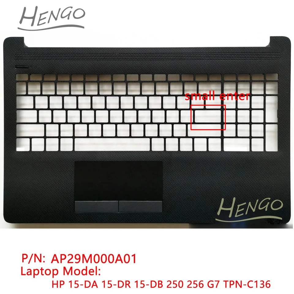 AP29M000A01 Black Orig Nový pre HP 15-DA 15-DR 15-DB 250 256 G7 TPN-C136 PALMREST CRAND CRESE BABZEL