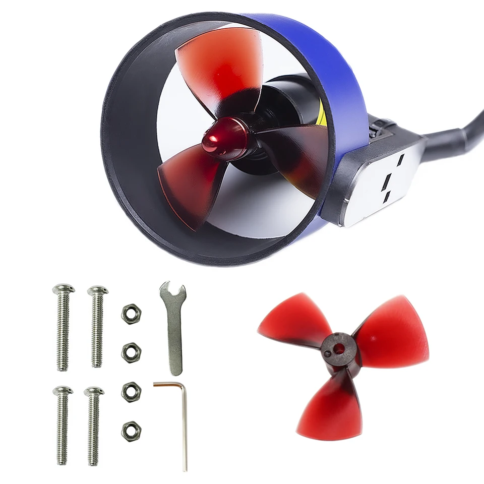APISQUEEN 7KG THRUST UNDERAL HURPRURE 12-24V nepremokavý kefový motor s 80 mm vrtuľou pre lode Rovs Paddle dosky