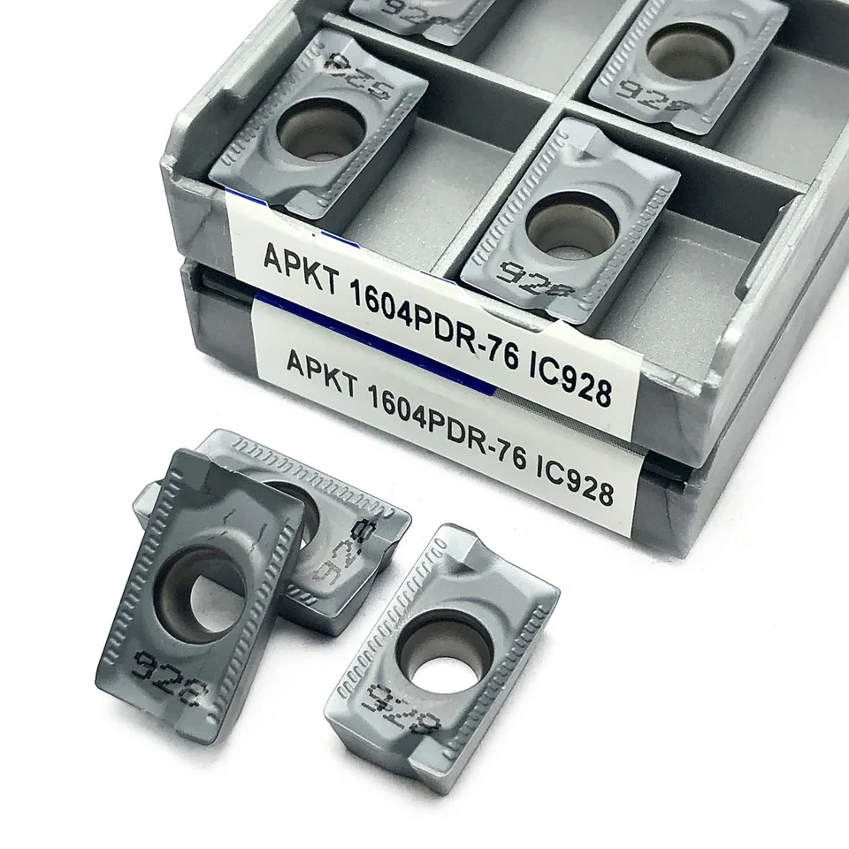 APKT1604-76 IC928 HM90 APKT 1003 IC908 Karbidová vložka frézka Cutter Apkt 1604 Ostruha