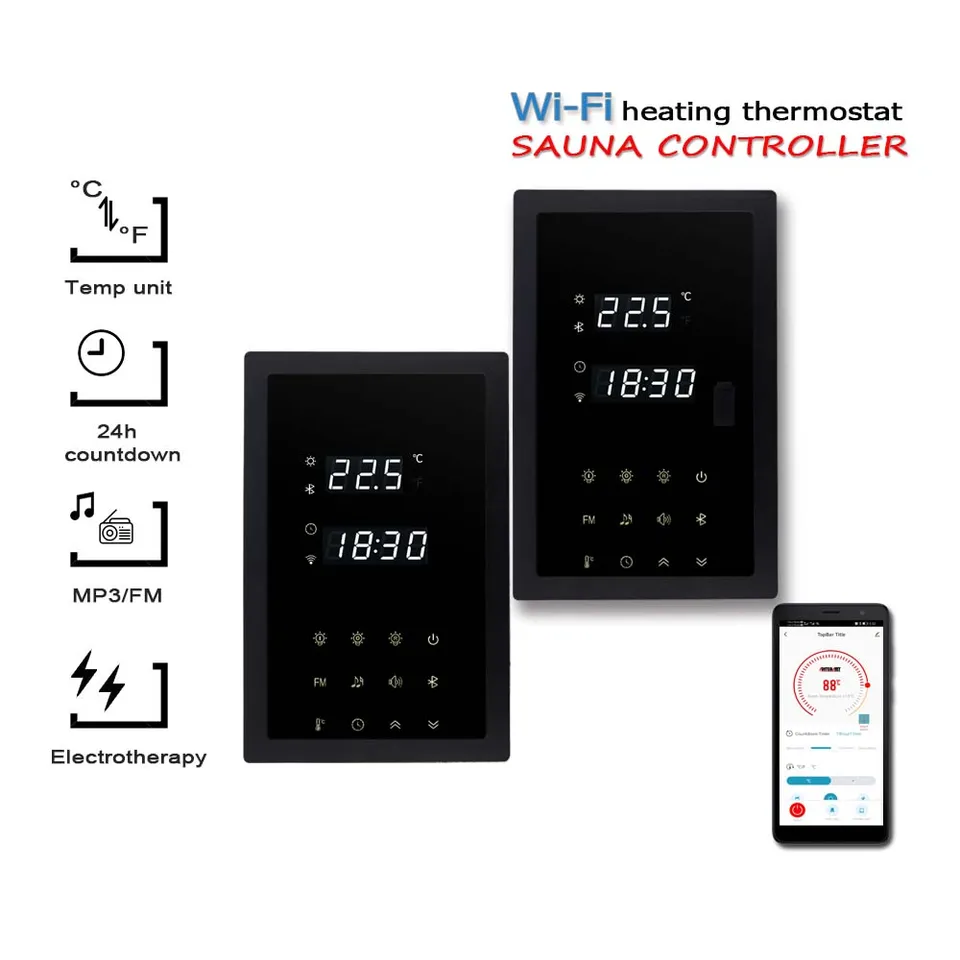 Aplikácia TUYA SMART LIFE APP WI-FI SAUNA ROZHODNÁ ODPADNÁ ODPADNÁ ODPADOVAŤ, Integrácia viacfunkčných modulov, manuálna verzia voliteľná