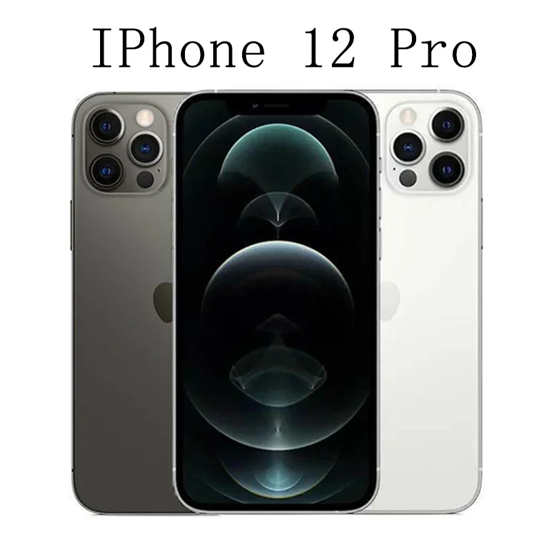 Apple iPhone 12 Pro 5G Mobilný telefón ID Face ID 128 GB/256/512 GB ROM 6.1 '' OLED SCRON A14 HEXA-CORE ZOBRAZENIE Original 12 Pro Phone