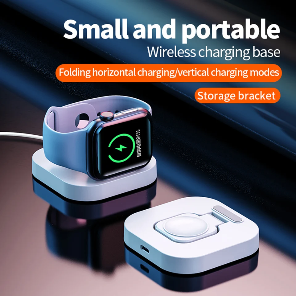 Apple Watch Wireless nabíjačka základná skladovacia zátvorka pre iWatch Watch 1/2/4/5/6/7/8