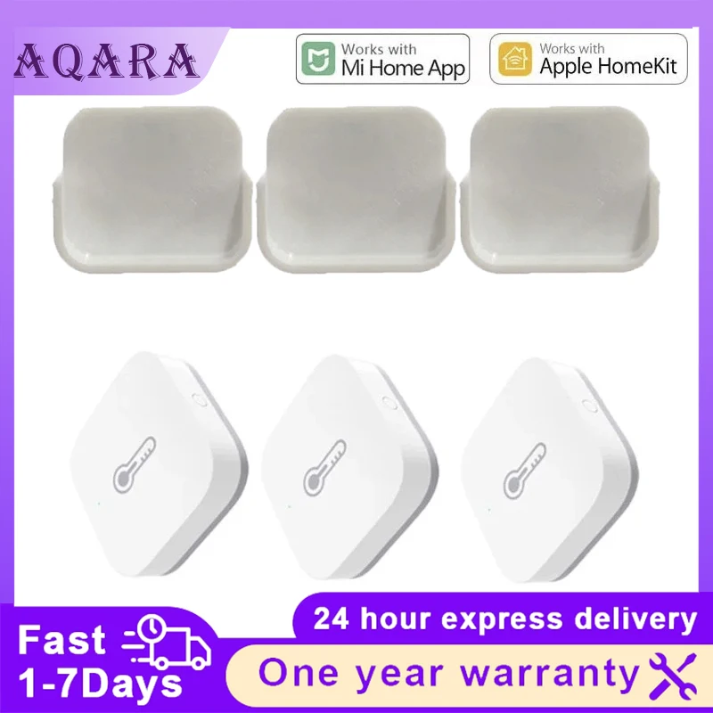 Aqara Teplotná vlhkosť senzor alebo držiak inteligentný vzduchový senzor inteligentného regulácie Zigbee Wireless pre Xiaomi Mi Home HomeKit