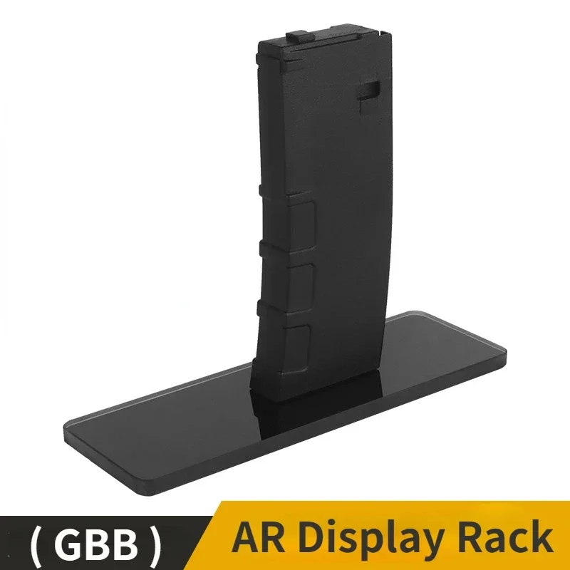 AR Display Rack (GBB) Anti-Slip ABS Dekoratívny časopis Glass Base Rifle Stand pre poľovnícke príslušenstvo Airsoft