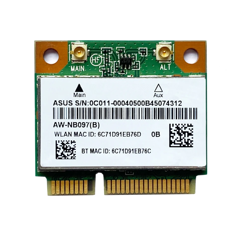AR5B225 2,4 GHz 300 m bezdrôtové kompatibilné nadol Kompatibilné s Bluetoothom kompatibilnou kartou Mini PCI-E WiFi Adapter Adapter Adapter
