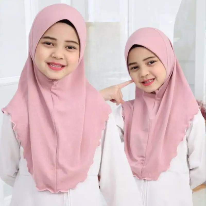 Arabské dievčatá šatky jeden kus amira islamské ženy okamžitý šál šál ramadan eid moslimská pevná farba hidžáb modlitba čiapka