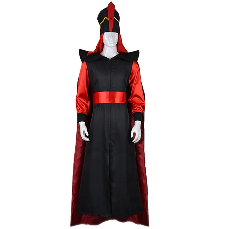Arabské noci Aladdin Jafar Cosplay kostým aldult muž žena Halloween čarodejnícke oblečenie