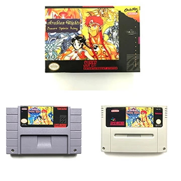 Arabské noci Desert Spirit King Game Cabtridge pre videohru SNES NTSC PAL