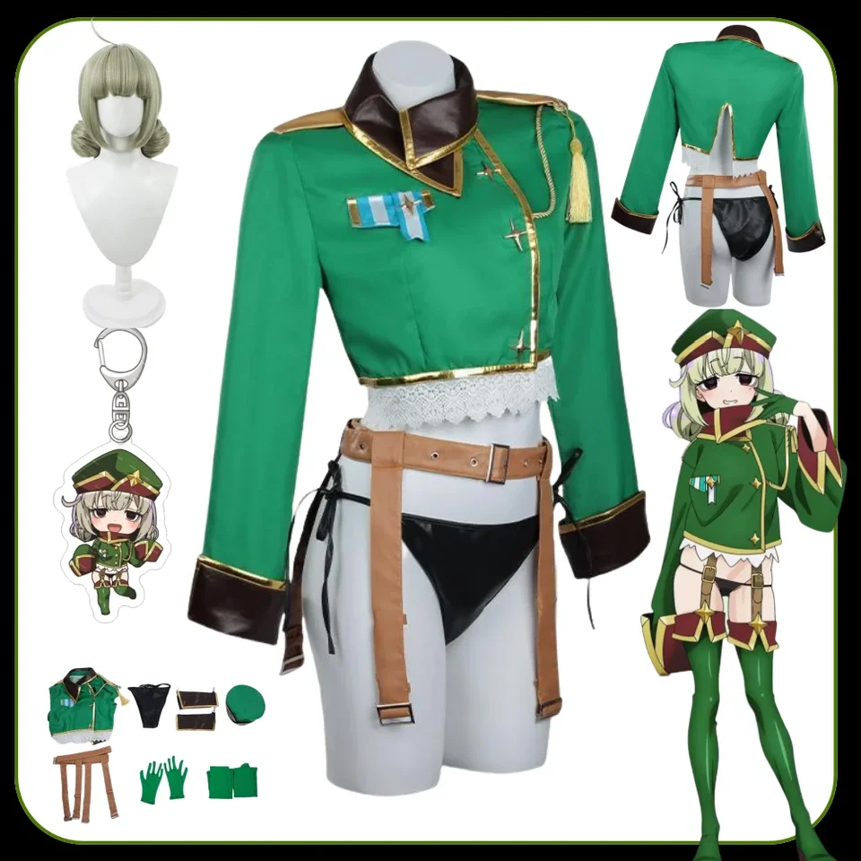 Araga kiwi cosplay anime sa rozliekáva nad magickými dievčatami araga kiwi cosplay parochňu parochňu bojový kostým jk uniforma outfit halloween kostýmy