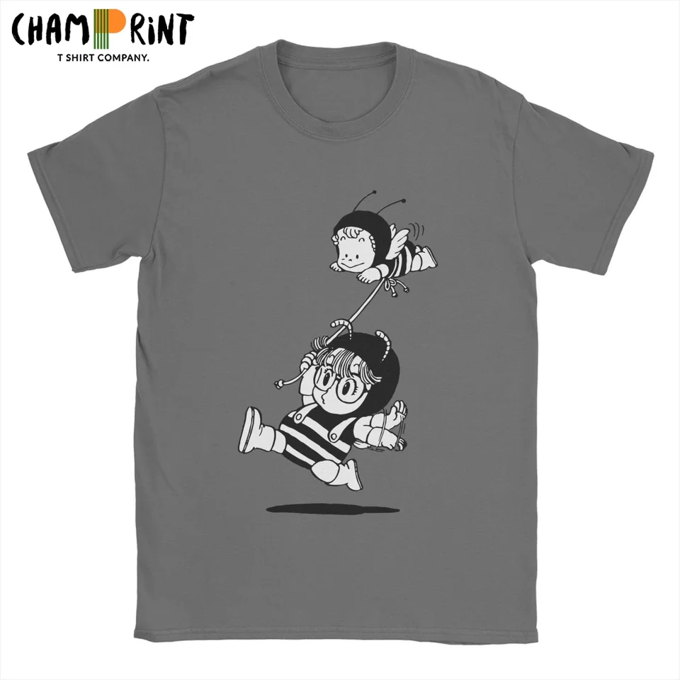 Arale Gachan včely Dr Prepad Tirk pre mužov 100% bavlnené neformálne tričká okrúhly krk Norimaki tričko s krátkym rukávom