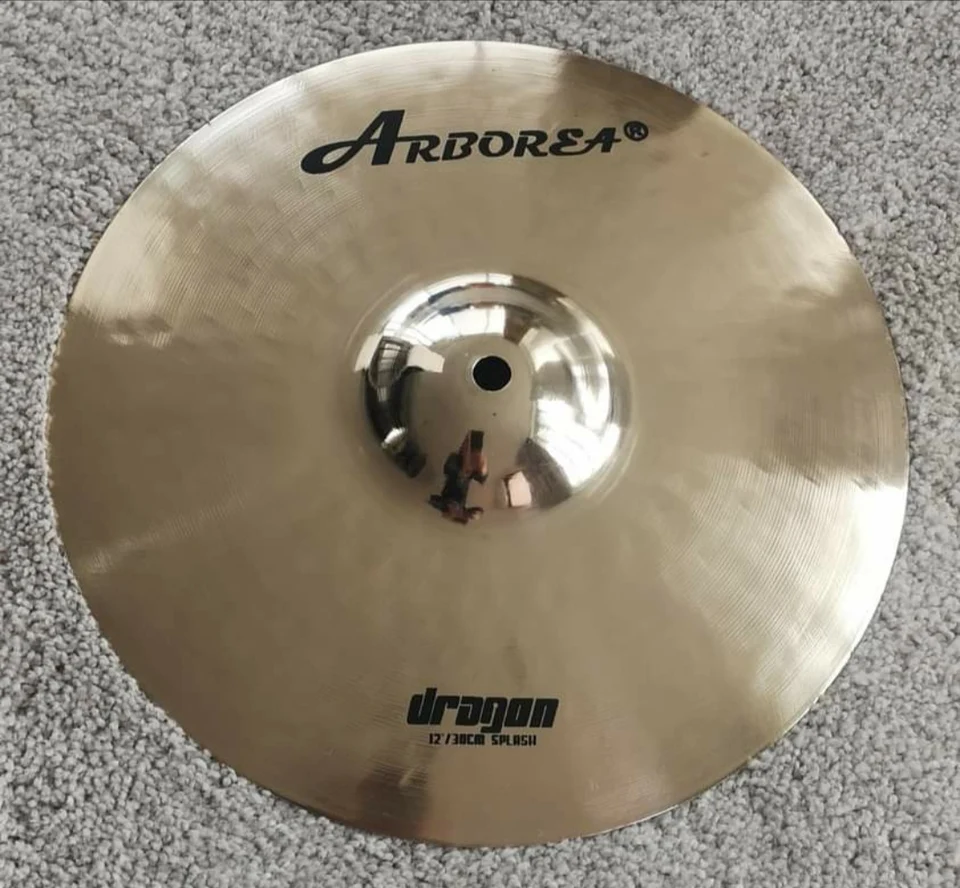 Arborea Professional Cymbal-Dragon Series 6-12 palca Splash Cymbal Bright Finish Bronze Číny