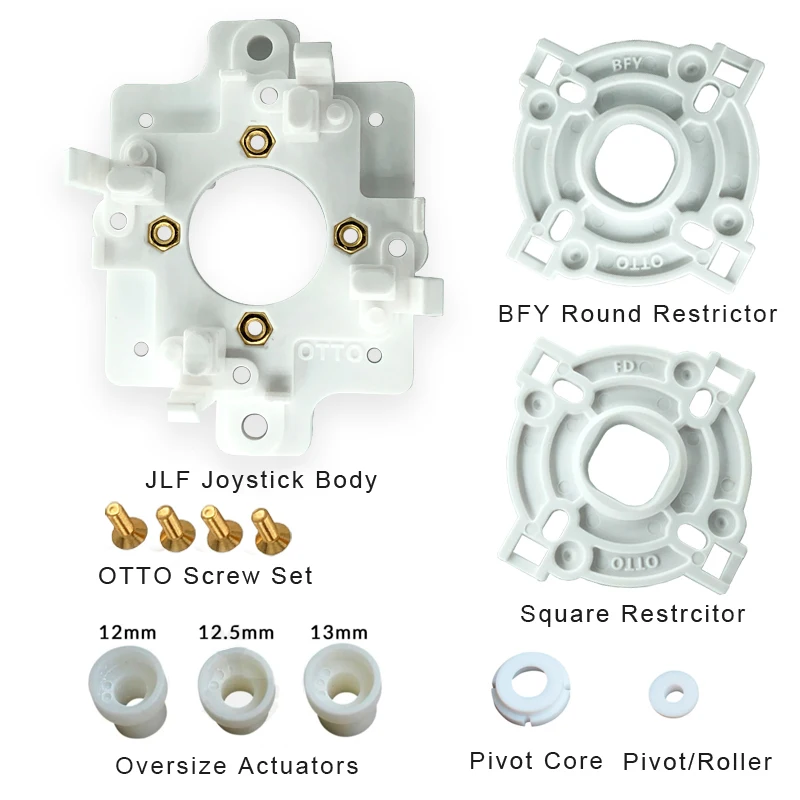 Arcade Otto DIY V1 Japonská aktualizácia súpravy pre upgrade pre súpravy Sanwa JLF a Hori Hayabusa pre Sanwa JLF-TP-8YT Joystick Joystick