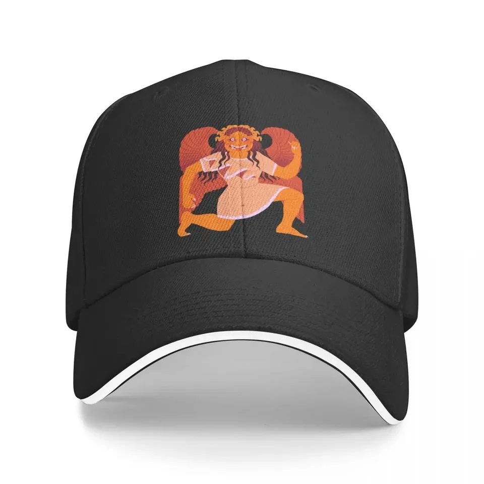 Archaic Gorgon - oranžová baseballová čiapka Čierna golfová čiapka Snapback Cap Luxury Man Hat Dámske golfové oblečenie pánske pánske