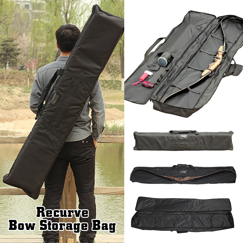 Archery Recurve Bow Storage Bag Hunt Sport Con Carry puzdro ruky vrecká na rameno tašku all-in-on-one batoh v taške na lukostreľbu Archery