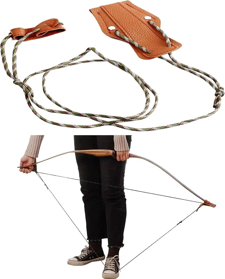 Archery Stringer Recurve Stringer Tool, nástroj Longbow Stringer pre ľahkú montáž lukstringov pre opakovanie luku