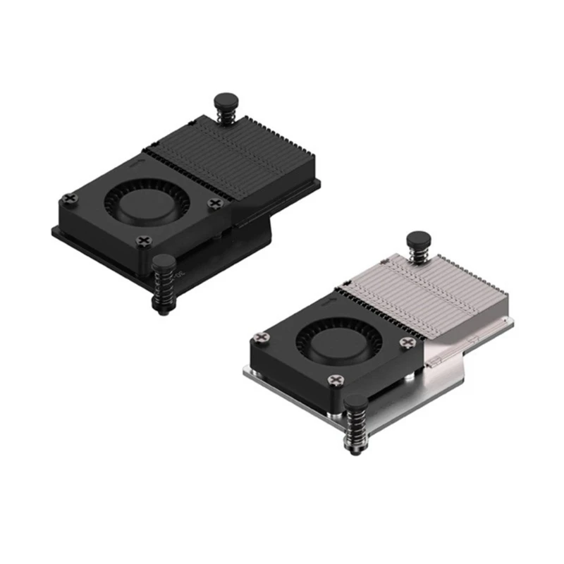 Argon ThrML aktívne chladiče pre RPI 5 Hliníkový chladič 30 mm aktívny chladiaci roztok teplota regulovaného ventilátora dúchadlového ventilátora