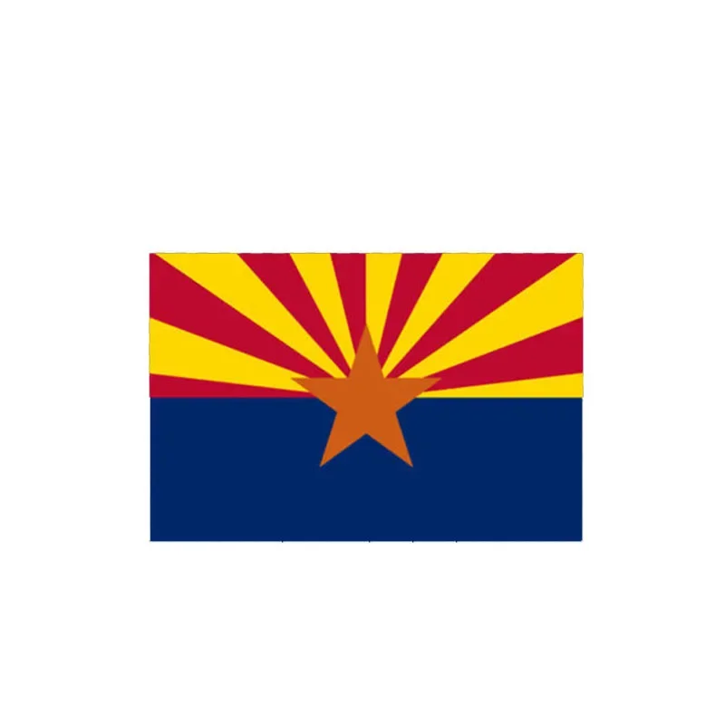 Arizona štátna vlajka Nálepky na nálepky na nálepku PVC