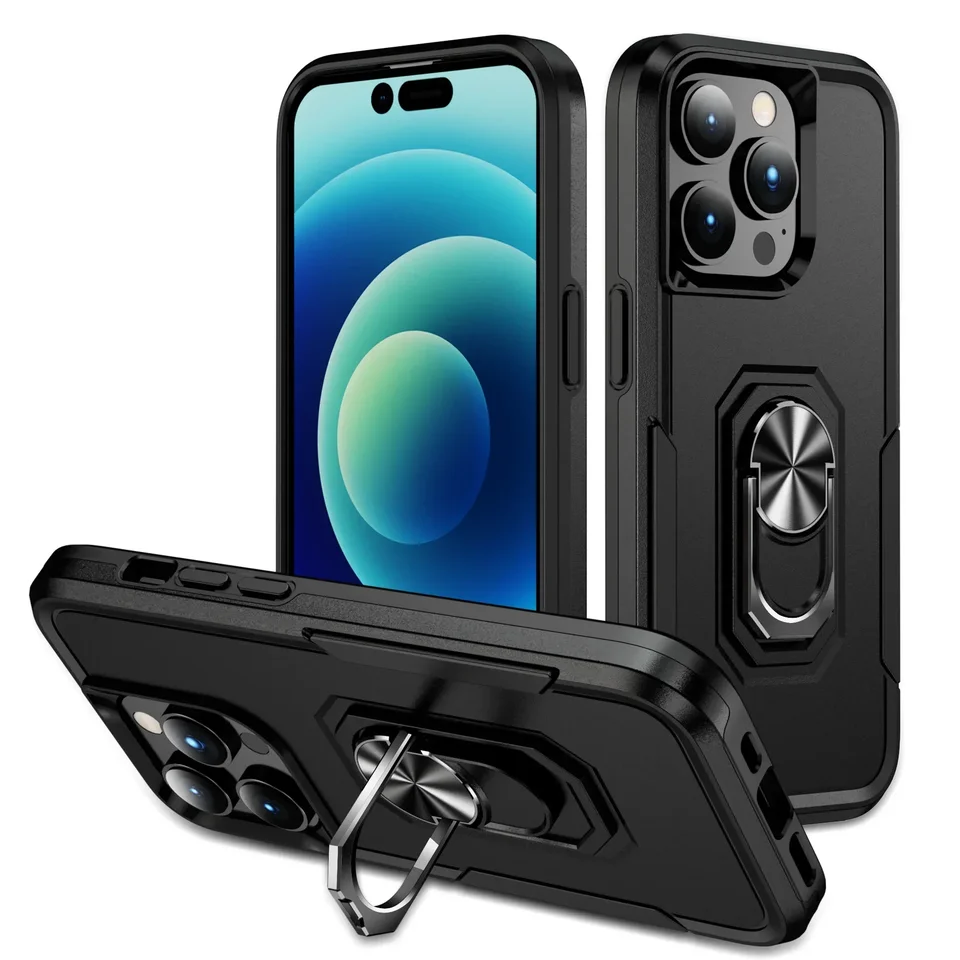 Armor puzdro pre iPhone 16 15 14 13 12 12 11 Pro Max xs xr 8 7 plus ťažký nárazový protifúk