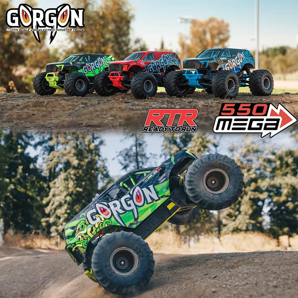 Arrma ARA3230S ARA3230SK ARA3230 Gorgon 4x2 2WD 550 Brushed 1/10 RC Elektrický model automobilu Monster Truck Dospelé detské hračky