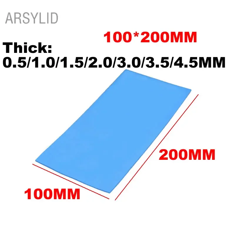 Arsylid TP360 Thermal Pad 100*200*0,3 mm 1,0/2,0/4,5 mm vodivosť