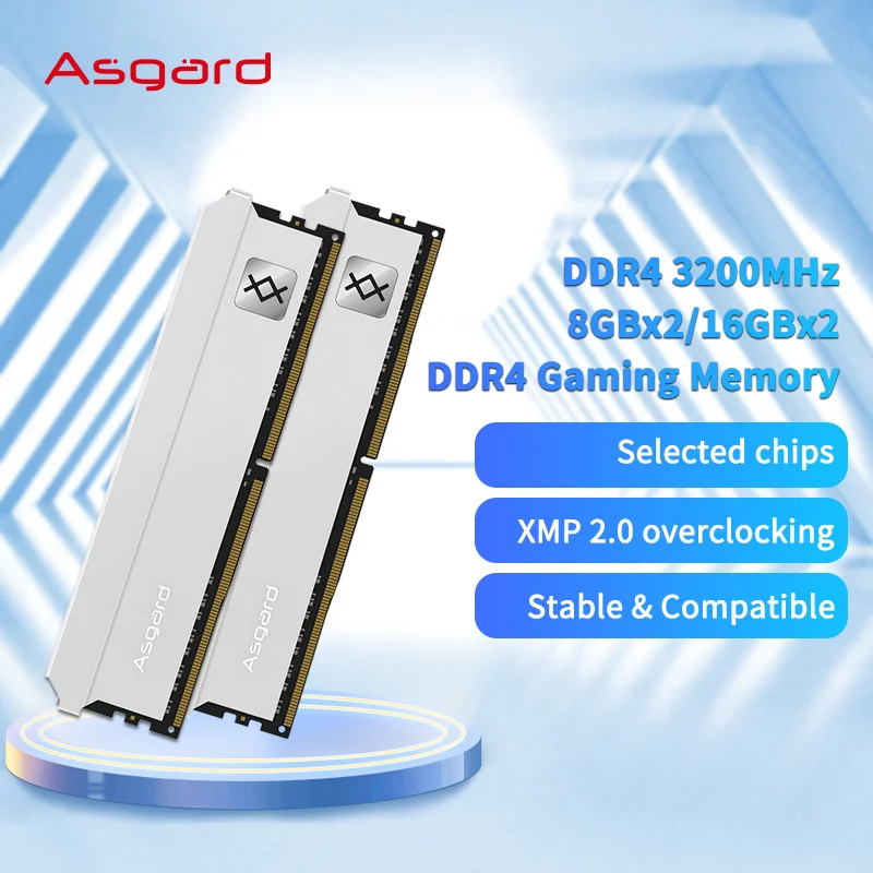 Asgard Memory DDR4 8 GB 16 GB 32 GB 3200MHz 3600 MHz RAM DDR4 pre počítač PC Desktop UDIMM