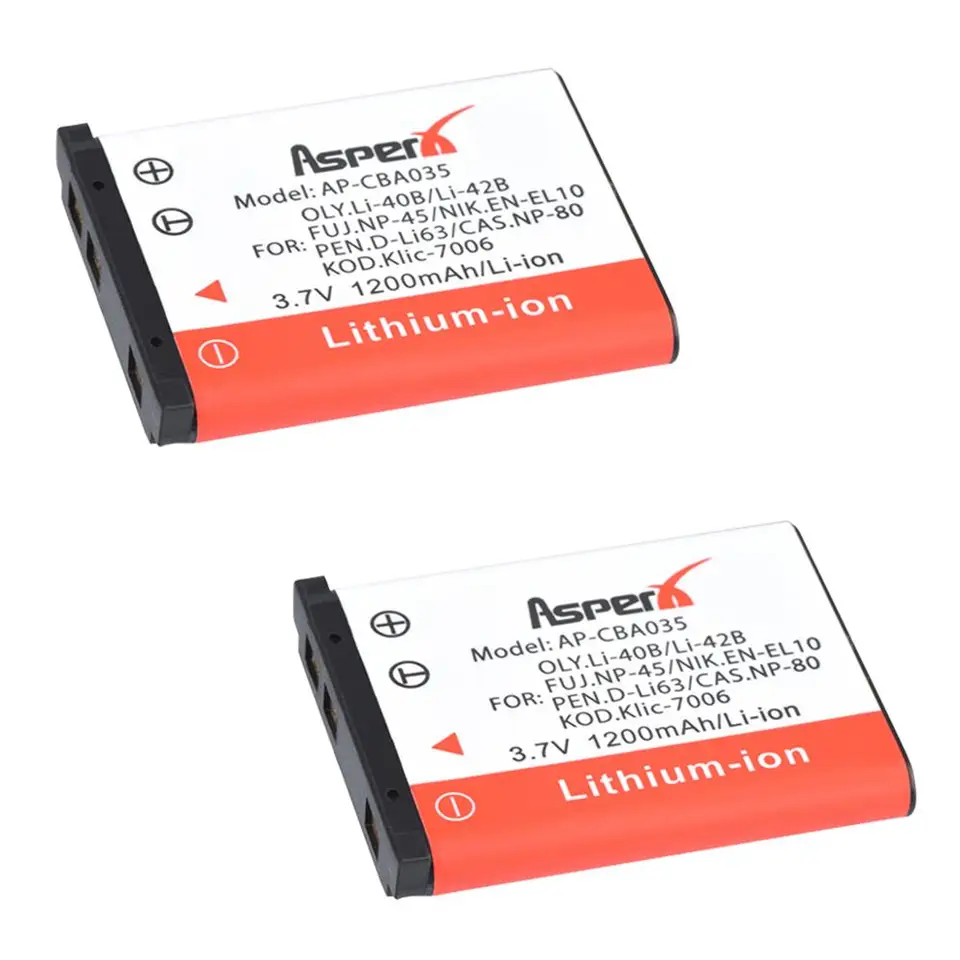 Asperx LI-42B LI-40B LI40B LI42B LI-ION batéria Camara Bateria pre Fuji NP 45 Olympus Fe190 Fujifilm NP-45
