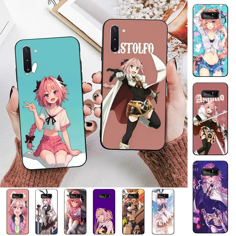 Astolfo Anime Girl Pase pre Samsung Note 8 9 10 20 Pro Plus Lite M 10 11 20 30 31 31 51 A 21 22 42 02 03