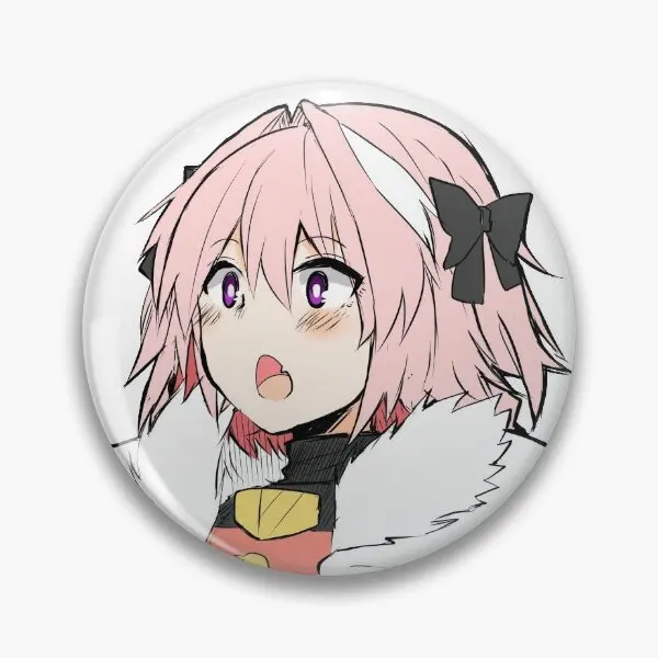 Astolfo Soft Button Pin Darčekový klobúk milenca oblečenie odznak roztomilý šperk dekor kovový kov Creative Funny Broš