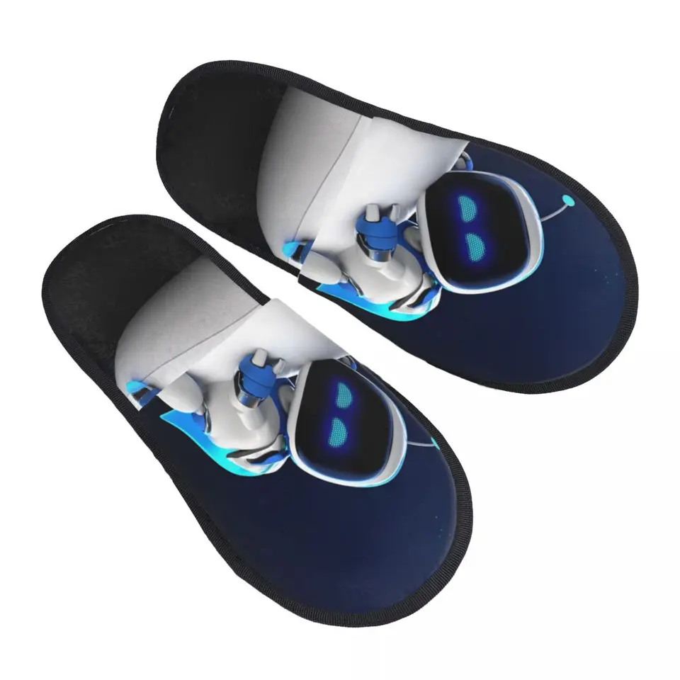 Astrobot Cartoon Game House Plippers Anti Slip Astros Playroom Soft Memory Pena Penu Plippers Indoor