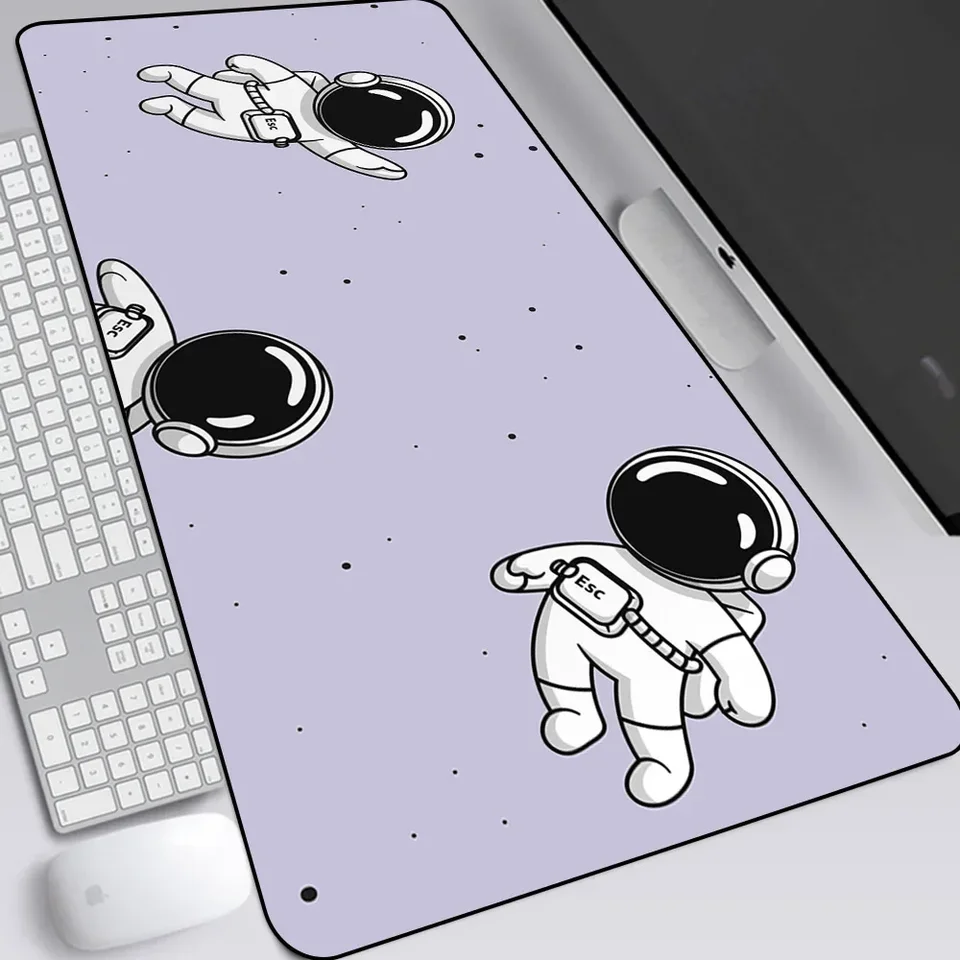 Astronauta Space Mouse Pad Cute Desk Mat Desk Desktop Accessory MousePad Gamer 900x400 Koberce Koberce Playmat