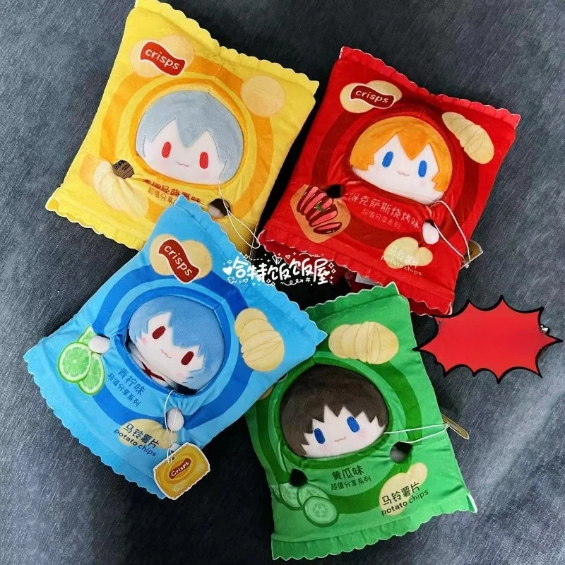 Asuka Langley Soryu Ayanami Rei Ikari Shinji Cotton Doll Dutable Anime Anime Periférne roztomilé kreslené bábiky Japonské kawaii