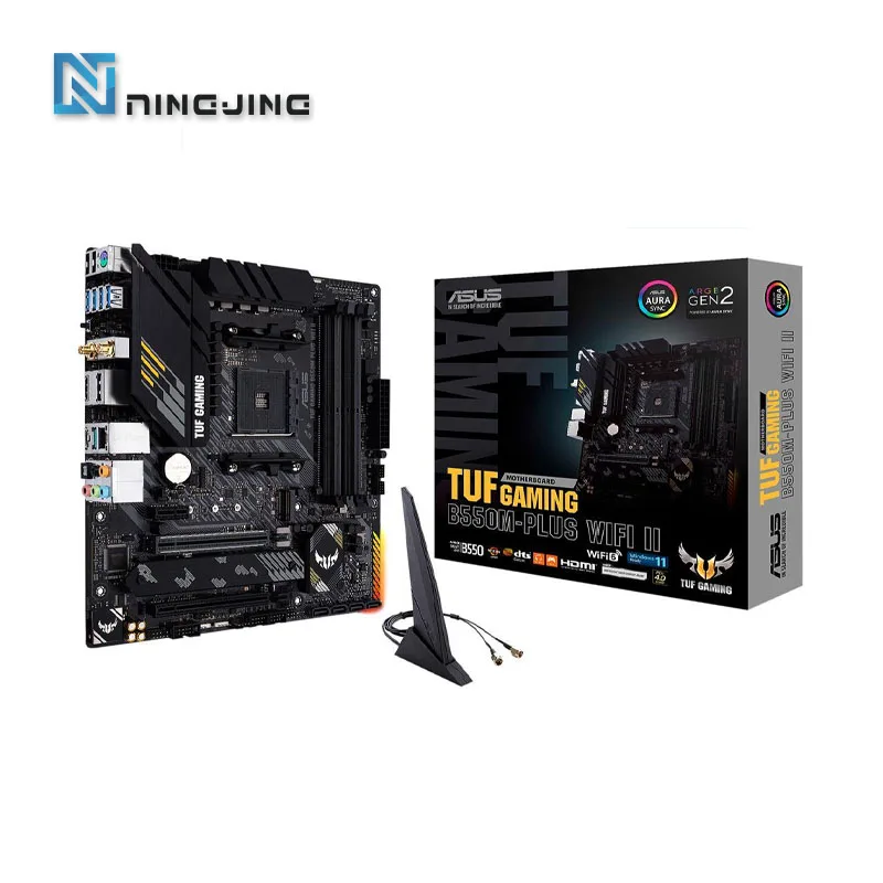 ASUS New TUF Gaming B550M-Plus WiFi II AMD (5rd Gen Ryzen) Microatx Základná doska B550 DDR4 4800 (OC) MHZ 128G Desktop Socket AM4