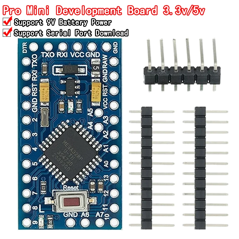 ATMEGA328P PRO MINI 328 MINI ATMEGA328 5V/16MHZ ATMEGA328 3,3V 8MHZ pre vývojovú radu Arduino
