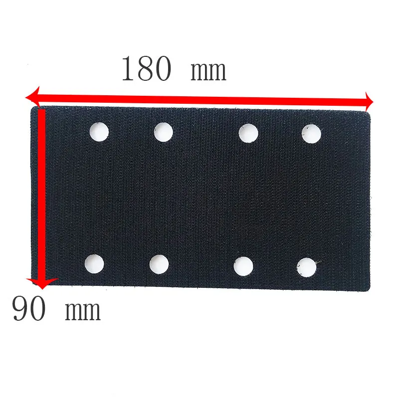 Atpro brúska podložka 90*180 mm 8-diera bez prachu bez prachového rozhrania pre ochranu povrchu pre mlynčeky na orbitálnu brúsku Festool