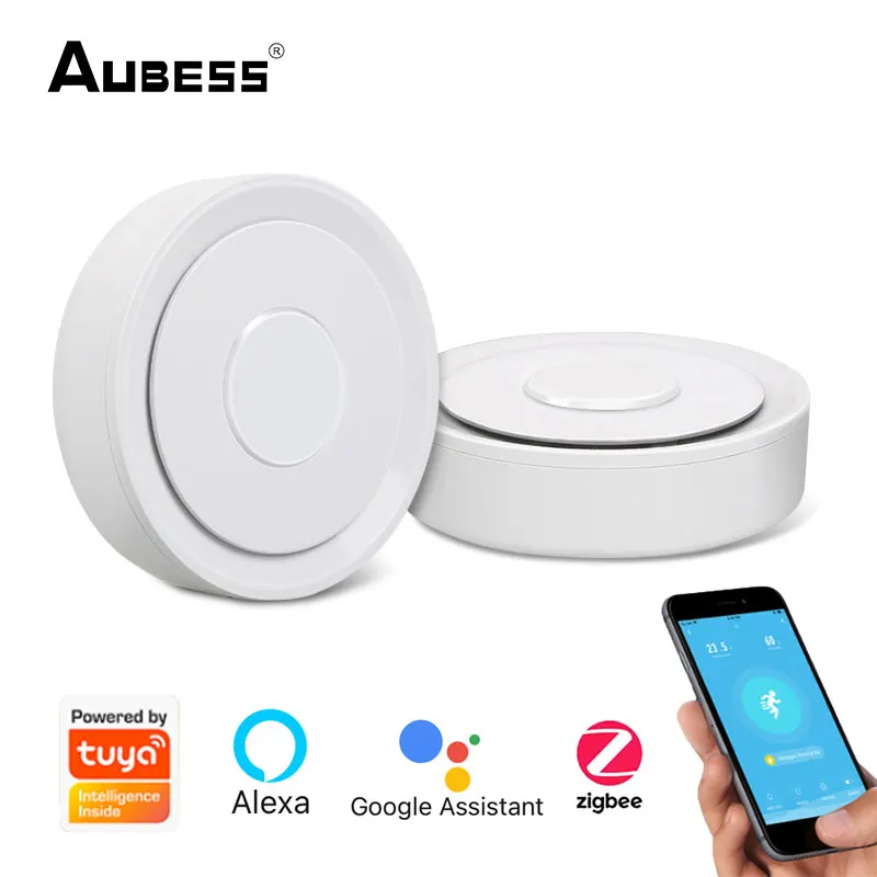 Aubess Tuya Zigbee3.0 Smart Wed Gateway Hub Smart Home Brug Smart Leven App Afstandsbediening Werkt sa stretol s Alexa Google Thuis Hot
