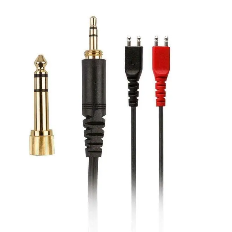Audio kábel pre Sennheiser HD25 HD560 HD540 HD480 HD430 HD250 slúchadlá slúchadla 3,5 mm / 6,35 mm konektor