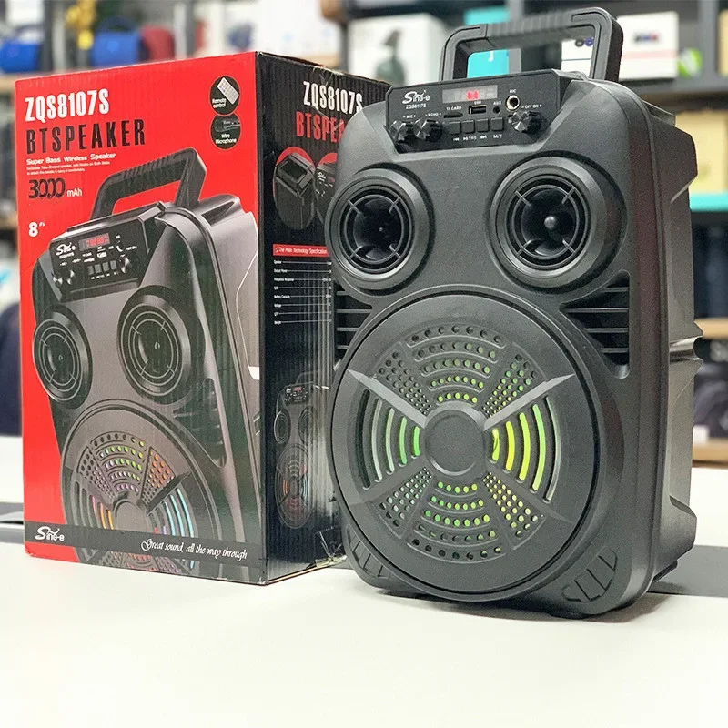Audio Party Box Audio s MIC TF bezdrôtové domáce kino Caixa de Som Bluetooth reproduktor 8-palcový vysoký výkon vonkajšieho subwooferu FM TWS