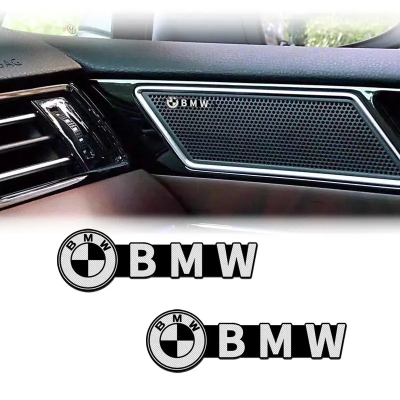 Audio zdobiť 3D hliníkové odznaky Znaky pre BMW Mini E46 E39 E90 E60 E36 F30 F10 E34 E30 F20 E92 M3 M4 M5 R50 R60