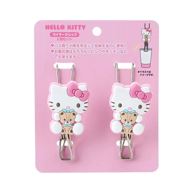 August 2024 Japonsko Limited Edition Kitty Sanrio Cartoon Melody Cinnamoroll Anime 2-dielna sada hračiek s anime zložiek drôtov