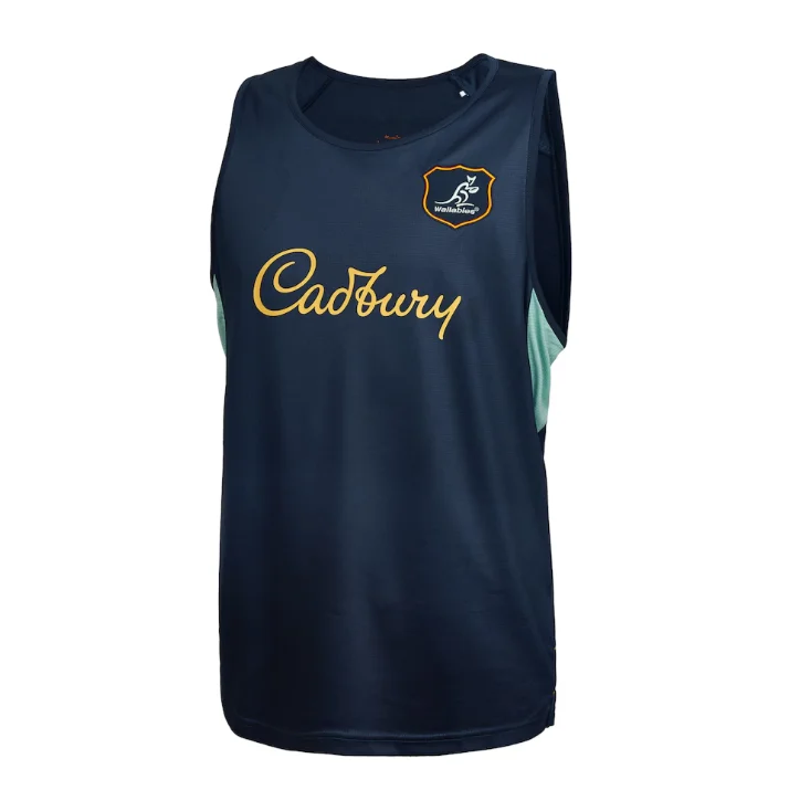 Austrálsky Wallabies 2024 Training Singlet Rugby Jersey Veľkosť: S-5XL