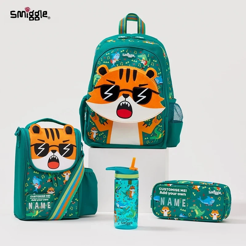 Austrálsky úsmev batoh pre deti Detské zelené okuliare tiger crossbody taška batohový pohár