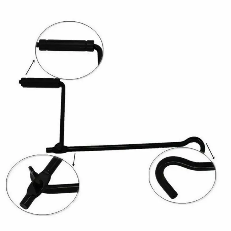 Auta Jack Rocker Ručná pneumatika Crank Rocker Lever Wrench Car Tool Jack Accessory Jack Rocker Skladacia rukoväť Nožovacia rukoväť