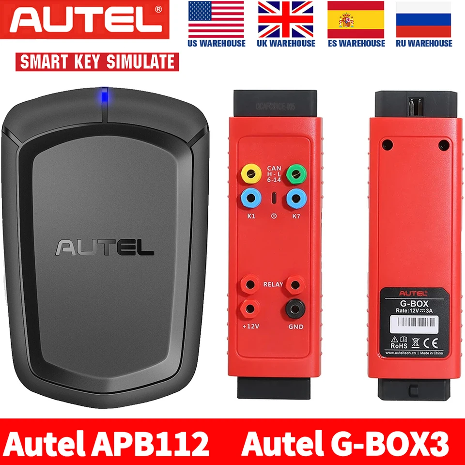 Autel APB112 Smart Key Simulator a G-Box3 Nástroj pre Mercedes Benz/Toyota/Lexus/Hyundai All Key Stratená práca s Maxiim IM608/IM508