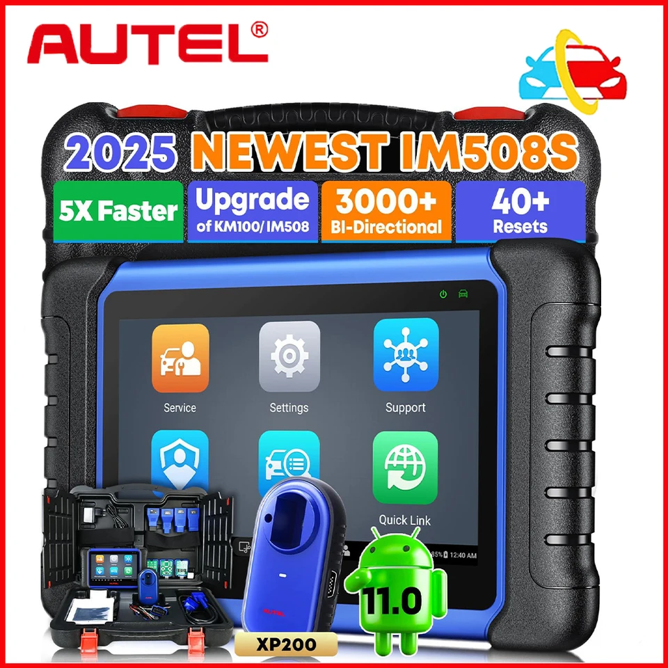 Autel Maxiim IM508S IM508 Pro Key FOB Programátor Nástroje OBD2 Scanner Immo Key Programming Tool Diagnostika 2 roky bezplatná aktualizácia