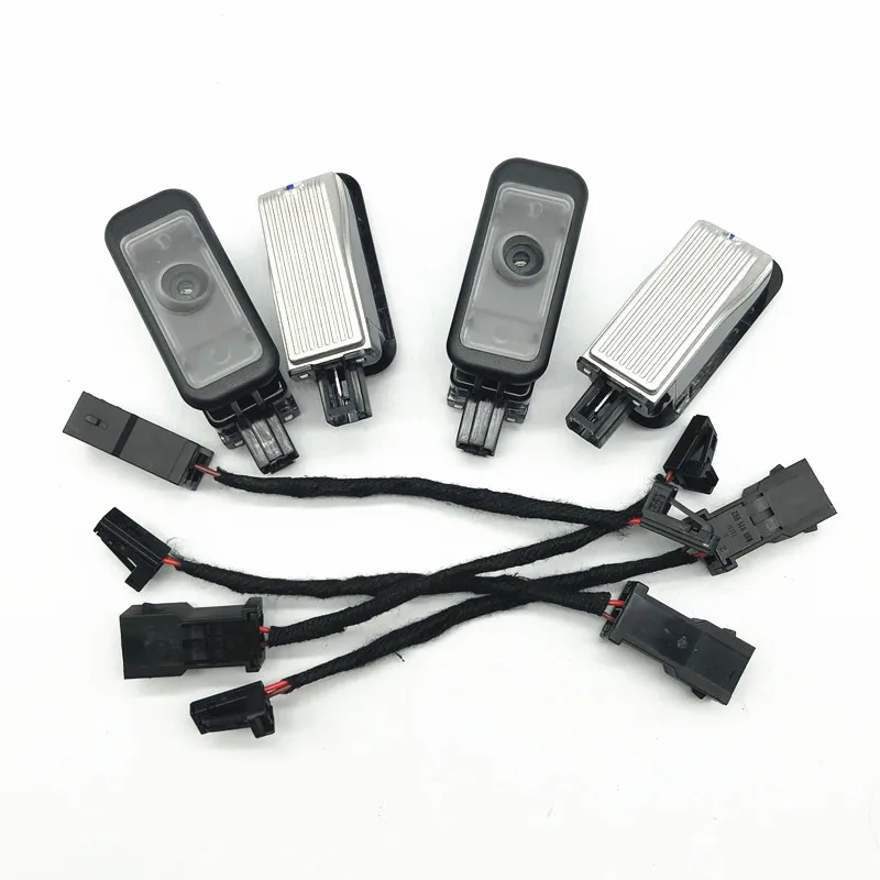 Auto 4 prsteň LED premietané svetlo Dvery Vitajte Vitajte pre Audi A1 A2 A3 8V A4 B8 B9 A5 A6 C7 C8 A7 A8 Q3 Q5 Q7 TT RS S3 S4 S5 S6 S7