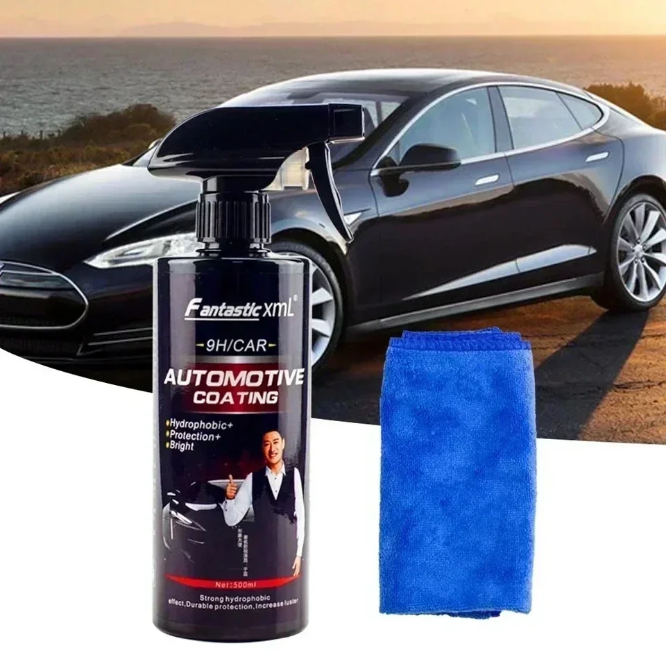 Auto 500 ml 9H Tvrdosť auto detaily keramické výrobky na povlaky keramiky coating nano sklenené kryštalice lak s kryštálmi