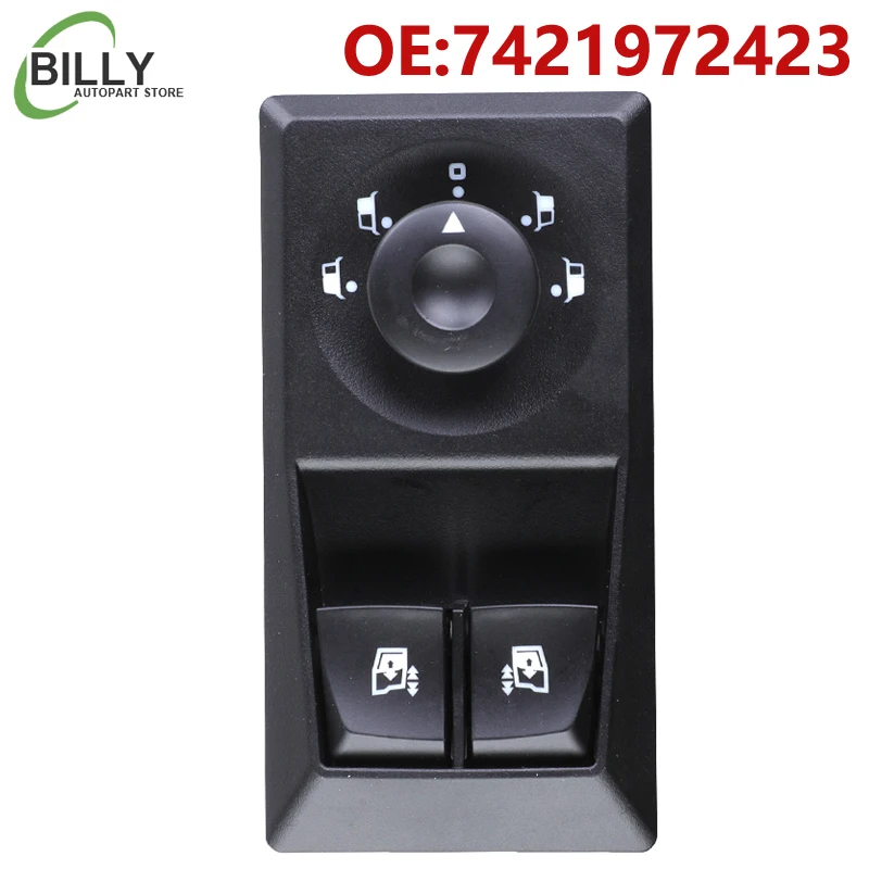Auto 7421972423 Spínač hlavného okna elektronického napájania pre Renault Trucks 12V Switch 23391497 44T404901 21972423