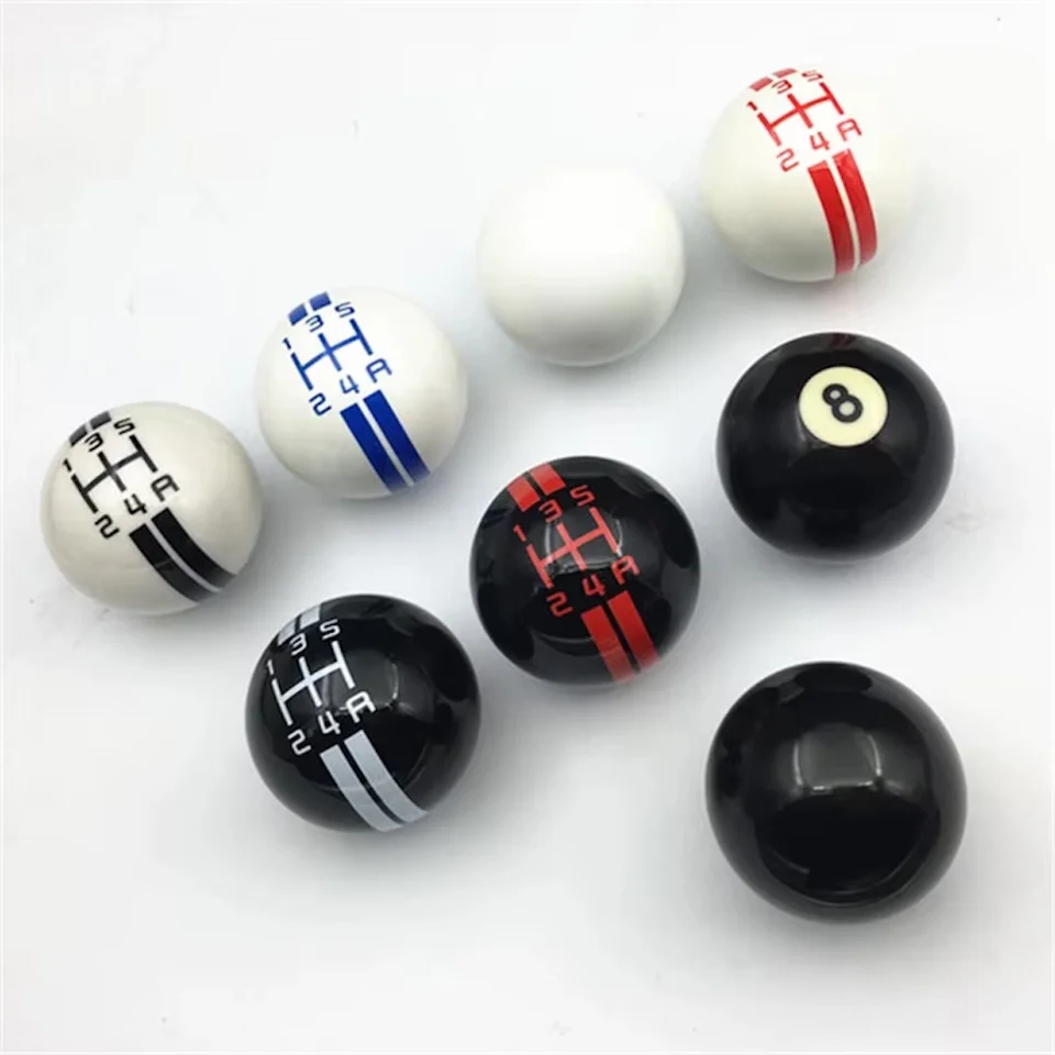 Auto 8 biliard loptičiek Resin Round That Manual 5 6 rýchlostných radiacich gombíkových radov páky vhodné pre Ford Mustang Shelby GT500
