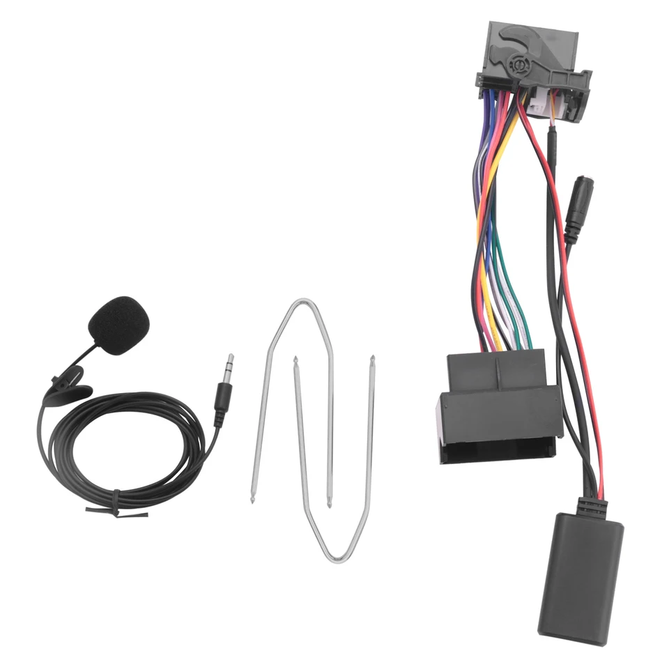 Auto Bluetooth 5.0 Aux kábel mikrofón Handfree mobilný telefón bezplatný volajúci adaptér pre Peugeot Citroen C2 C5 RD4
