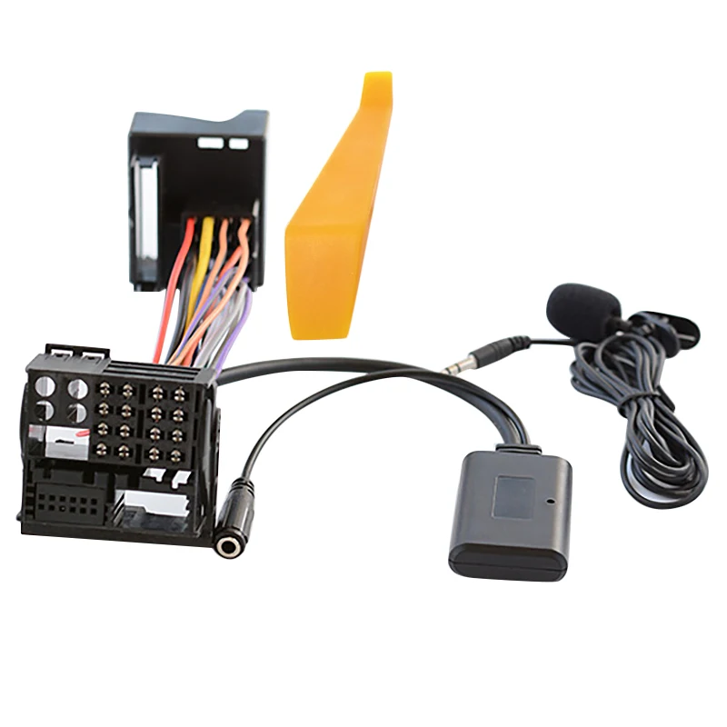 Auto Bluetooth 5.0 Aux kábel mikrofón Handfree mobilný telefón zadarmo volanie adaptéra pre CD30 mp3 CDC40 CD70